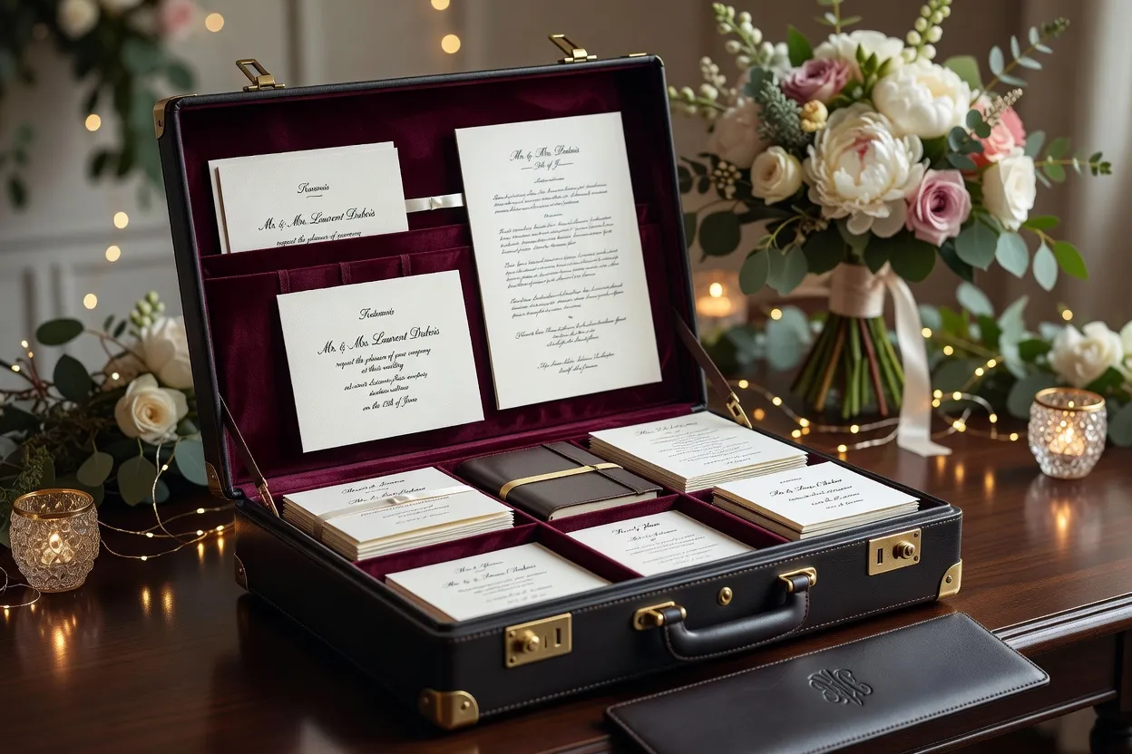 Checklist manuscrite des documents à emporter pour un mariage à l'étranger