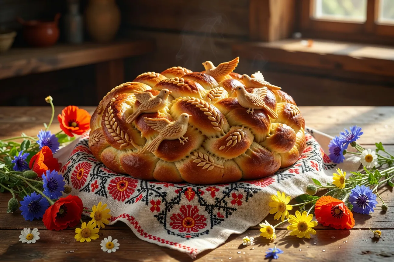 Korovai ukrainien, pain traditionnel de mariage