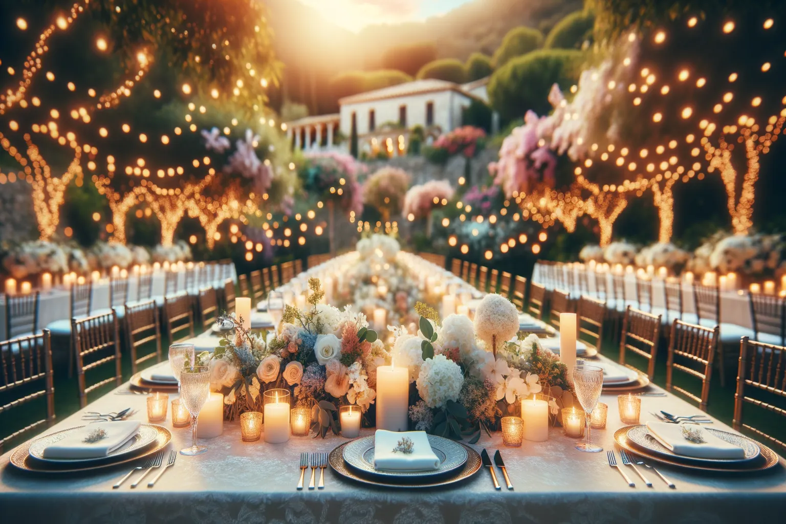 Réception de mariage élégante