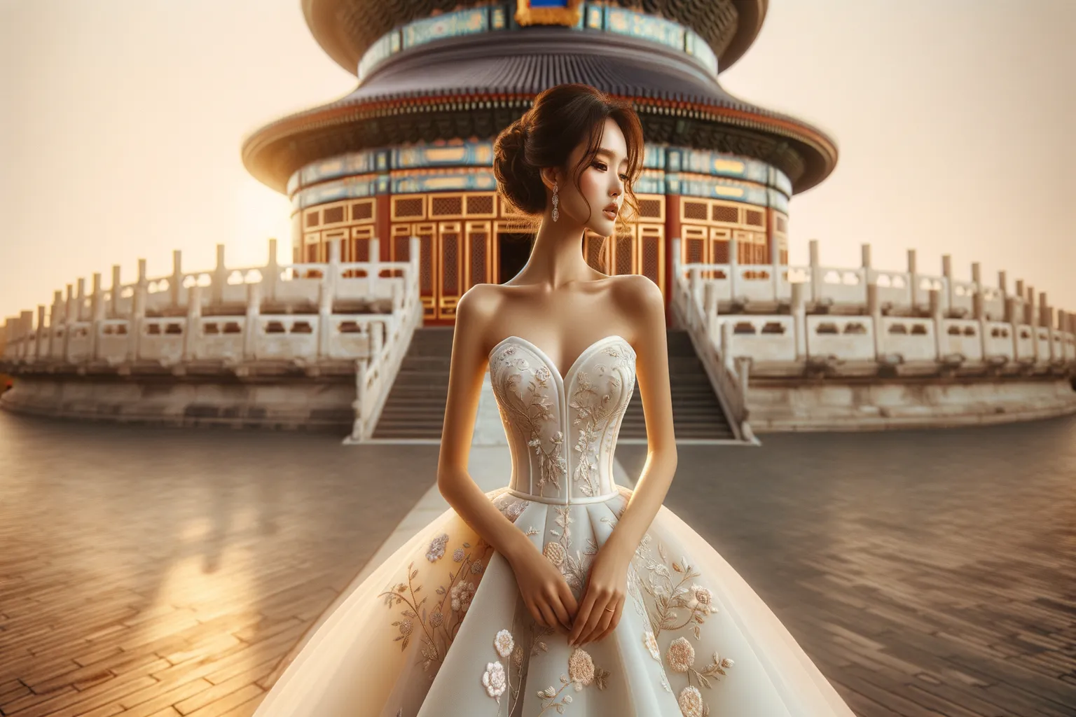 Belle mariée en Chine