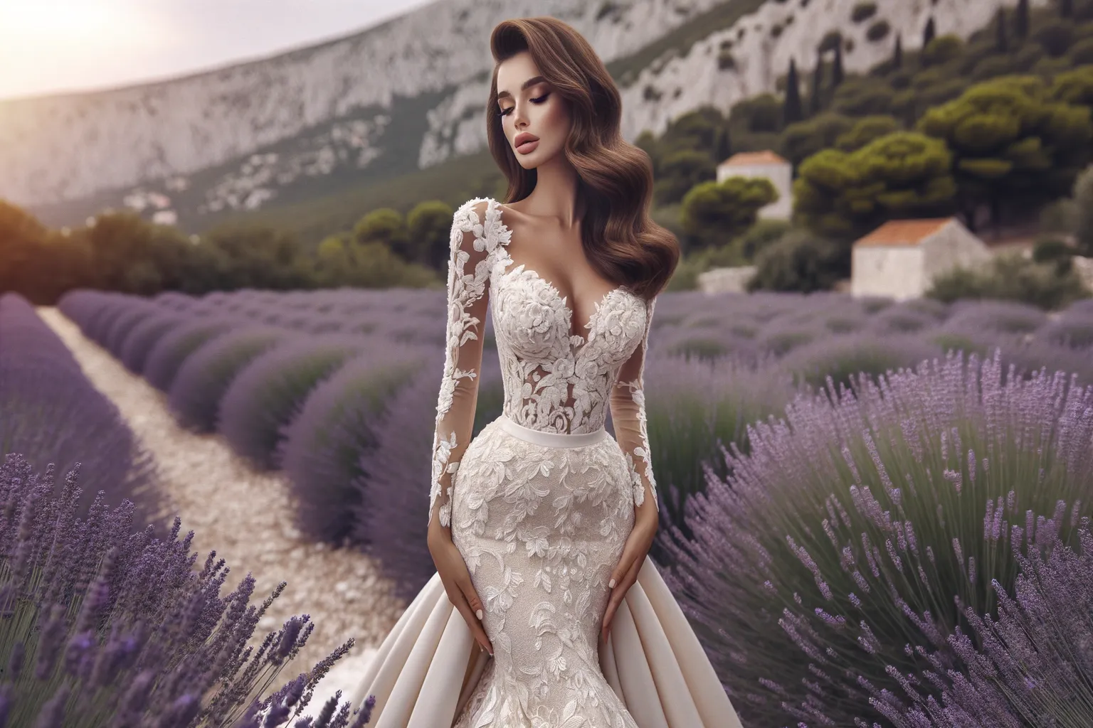 Belle mariée en Croatie