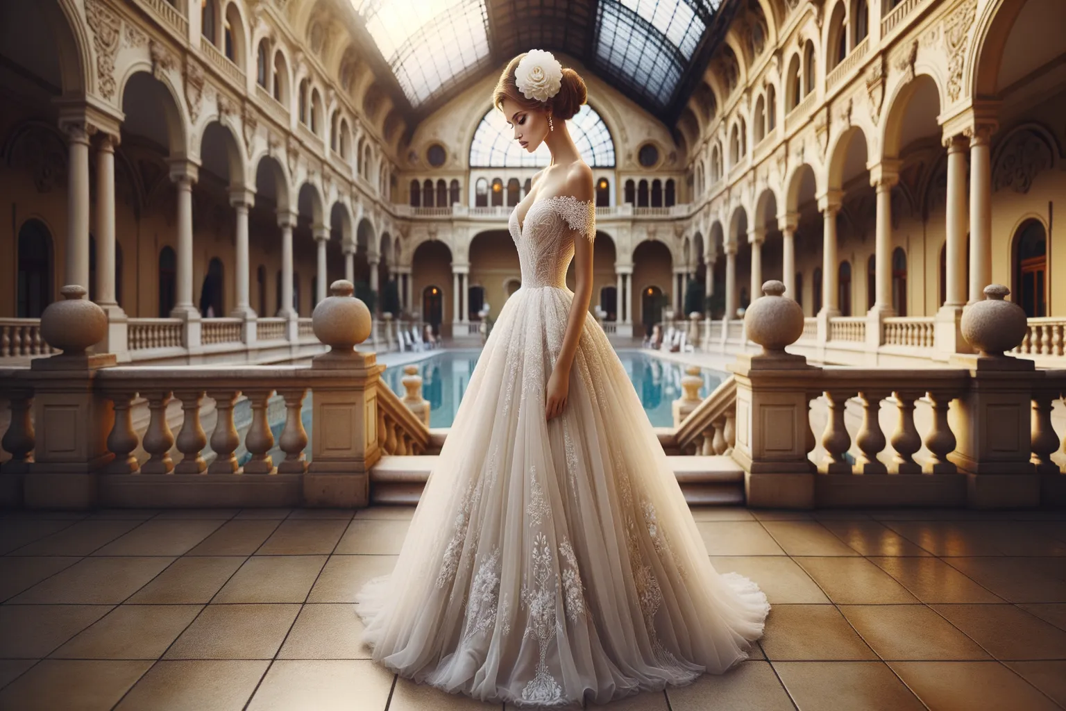 Belle mariée en Hongrie