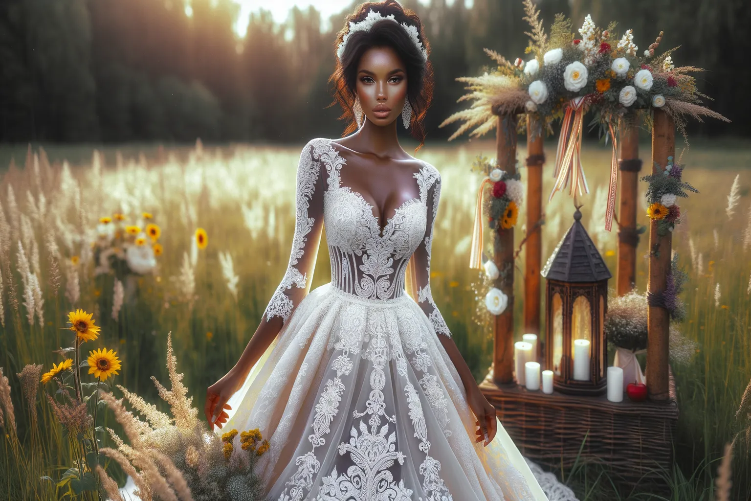 Belle mariée en Lituanie