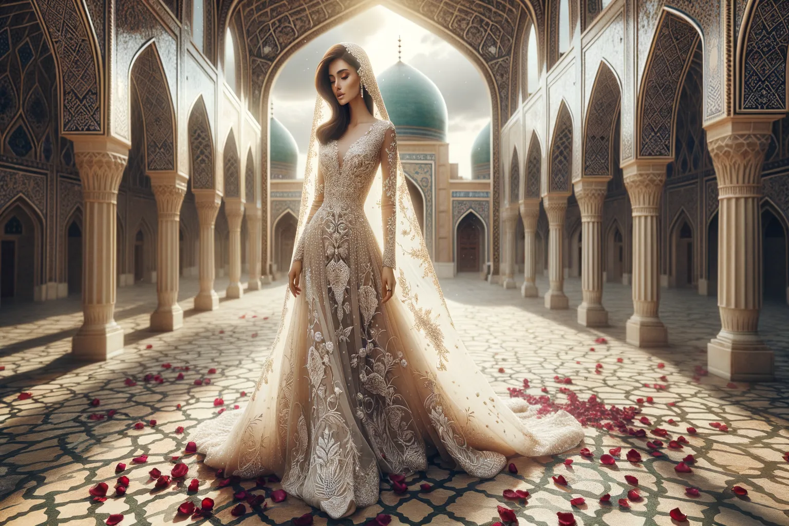 Belle mariée en Ouzbékistan